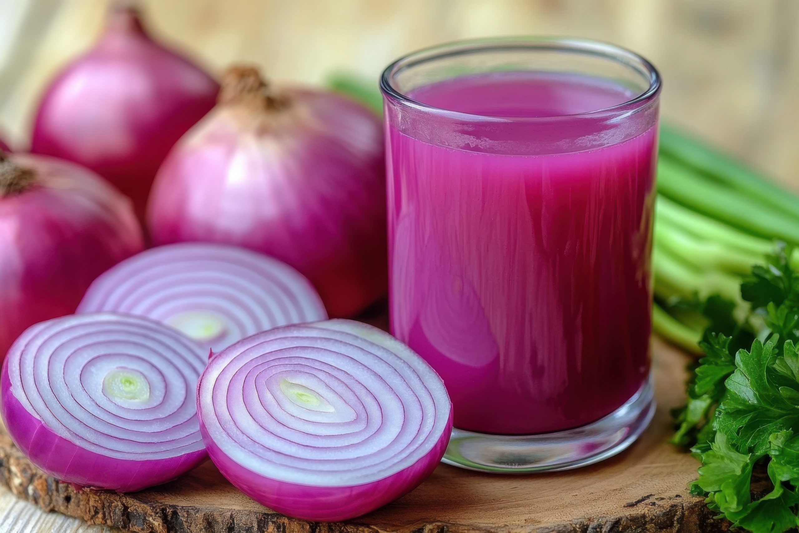 Onion Juice Scalp Treatment