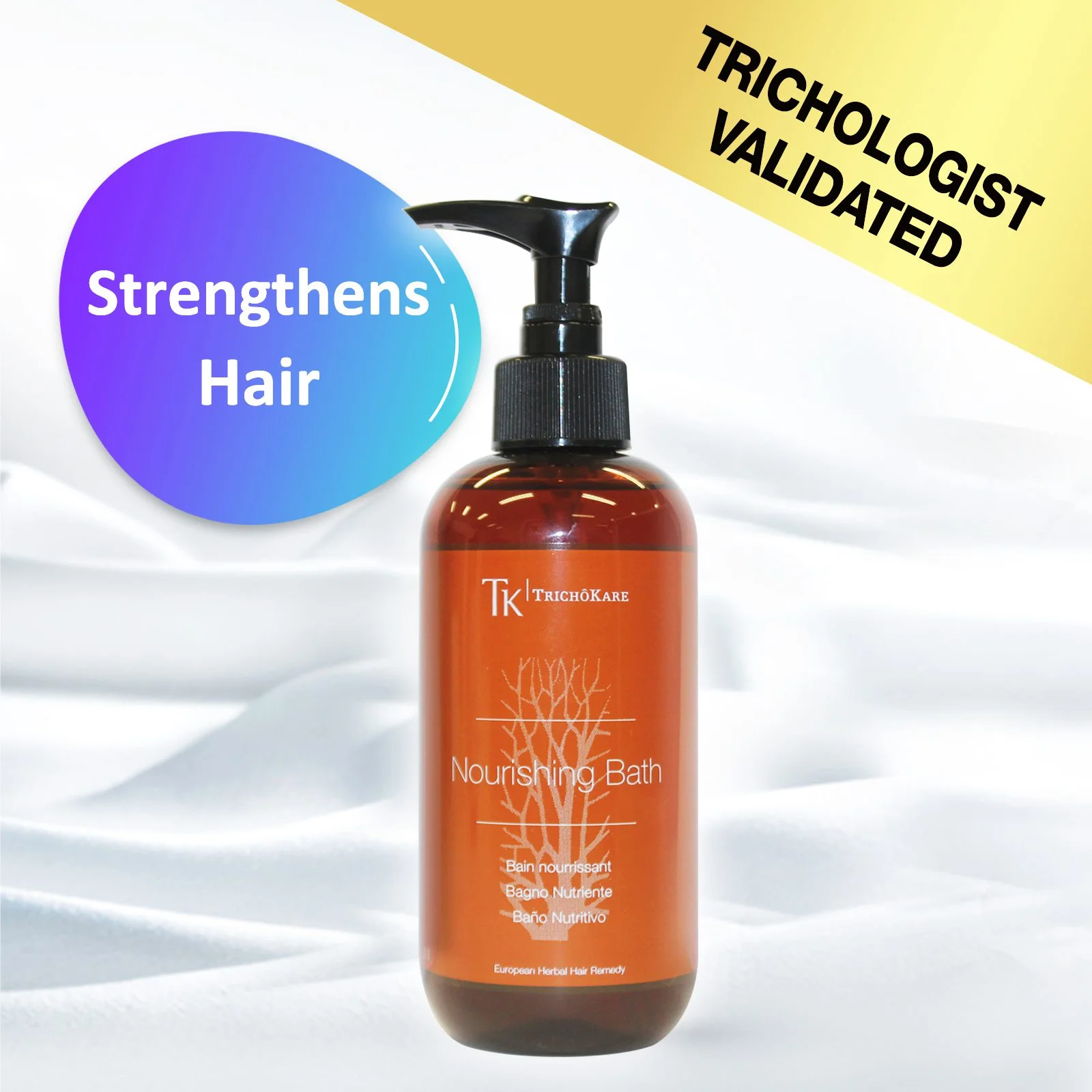 TK TrichoKare Nourishing Bath Moisturising Scalp Shampoo 250ml Product
