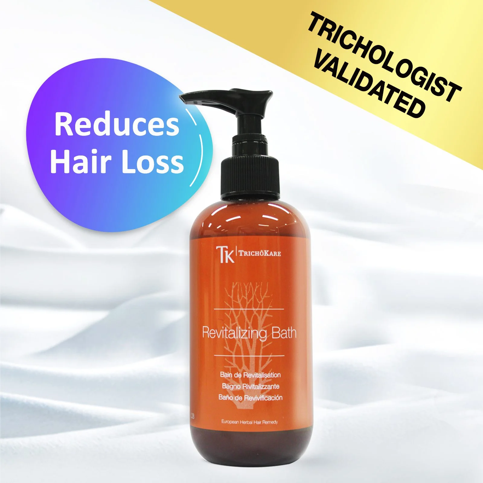 TK TrichoKare Revitalizing Bath Shampoo 250ml - Hair and Scalp Wash